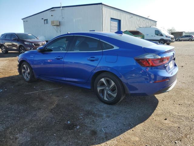 19XZE4F55KE030995 - 2019 HONDA INSIGHT EX BLUE photo 2