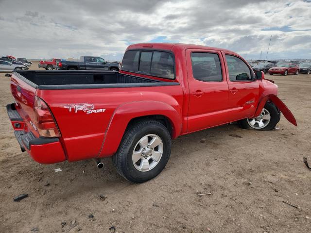 5TELU42N27Z424873 - 2007 TOYOTA TACOMA DOUBLE CAB RED photo 3