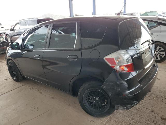 JHMGE8H29AS024869 - 2010 HONDA FIT BLACK photo 2