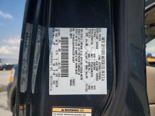 1FMZU64W63ZB16067 - 2003 FORD EXPLORER EDDIE BAUER Yaşıl foto 13