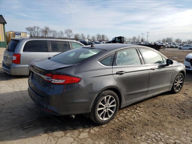 3FA6P0H73HR176162 - 2017 FORD FUSION SE CHARCOAL photo 3