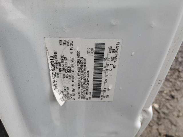 1FTKR1AD8BPA69535 - 2011 FORD RANGER WHITE photo 12