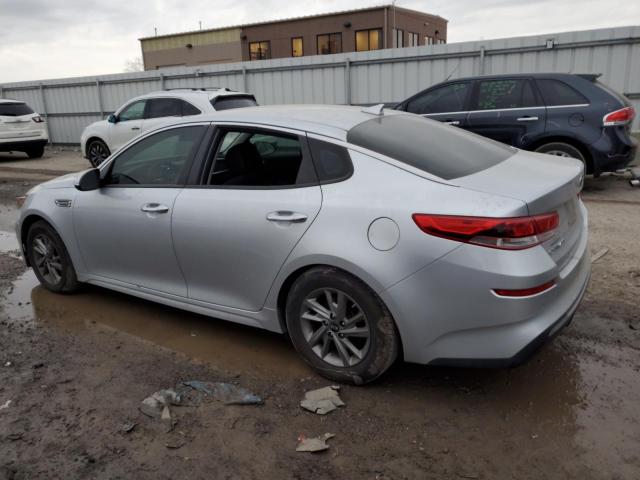 5XXGT4L34KG313136 - 2019 KIA OPTIMA LX SILVER photo 2