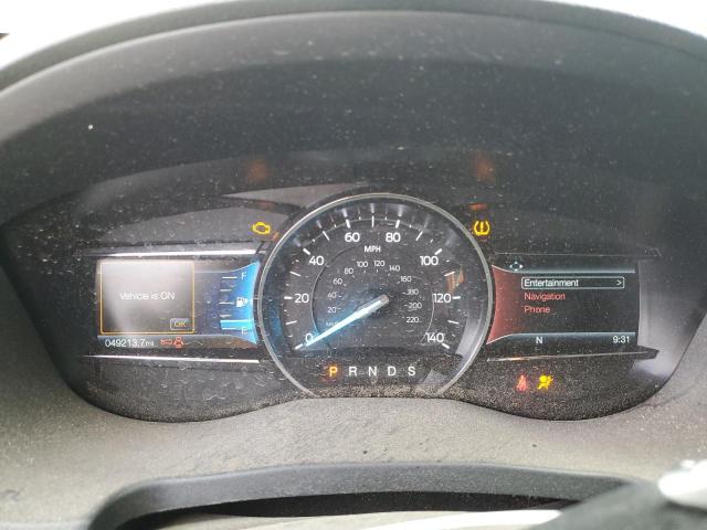 1FM5K8D84KGA87650 - 2019 FORD EXPLORER XLT CHARCOAL photo 9