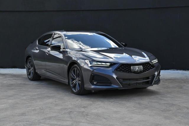 19UUB5F59PA000452 - 2023 ACURA TLX TECH A GRAY photo 1