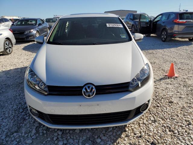 WVWNM7AJ0DW055514 - 2013 VOLKSWAGEN GOLF WHITE photo 5