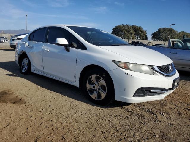 19XFB2F5XDE238017 - 2013 HONDA CIVIC LX WHITE photo 4