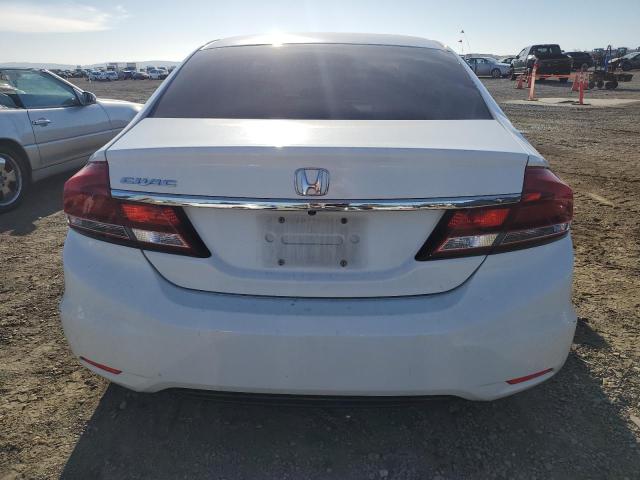 19XFB2F5XDE238017 - 2013 HONDA CIVIC LX WHITE photo 6