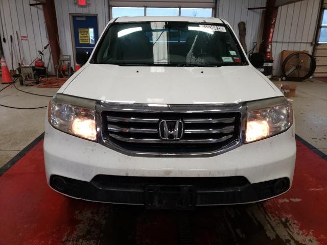 5FNYF4H20FB023111 - 2015 HONDA PILOT LX WHITE photo 5