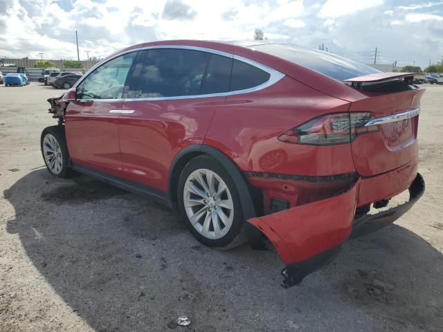 5YJXCDE28LF303461 - 2020 TESLA MODEL X RED photo 2