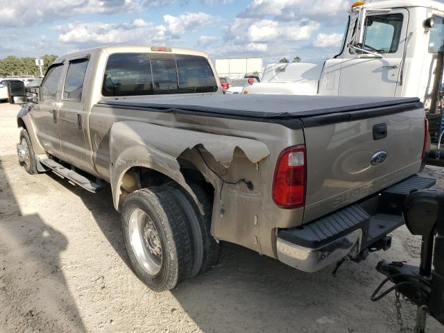 1FTXW43R28EB55226 - 2008 FORD F450 SUPER DUTY TAN photo 2