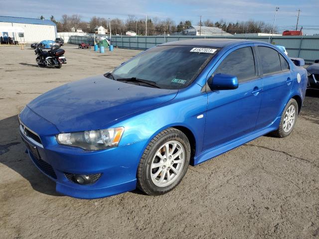 JA32U2FUXAU026309 - 2010 MITSUBISHI LANCER ES/ES SPORT BLUE photo 1