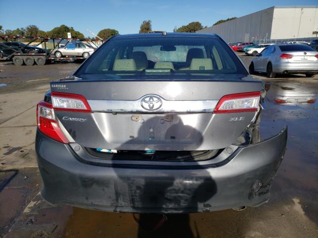 4T4BF1FK0CR262654 - 2012 TOYOTA CAMRY BASE GRAY photo 6