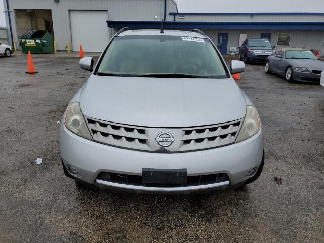 JN8AZ08W16W510354 - 2006 NISSAN MURANO SL SILVER photo 5