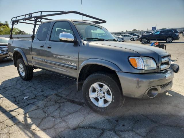 5TBBT441X3S349266 - 2003 TOYOTA TUNDRA ACCESS CAB SR5 GRAY photo 4
