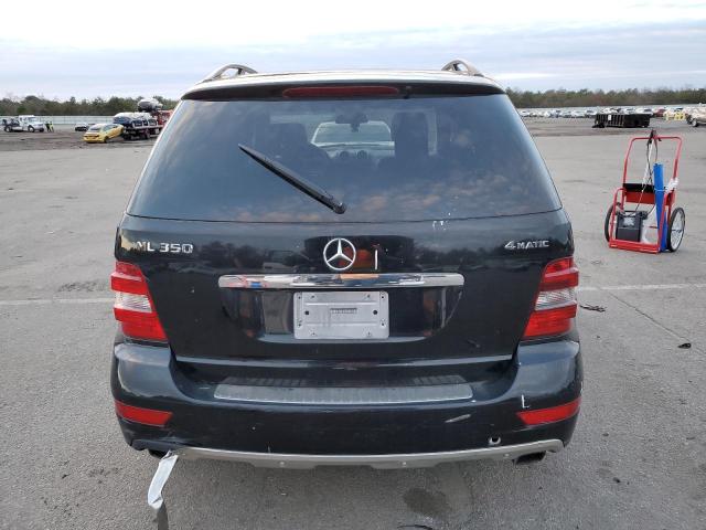4JGBB8GB9BA721466 - 2011 MERCEDES-BENZ ML 350 4MATIC BLACK photo 6
