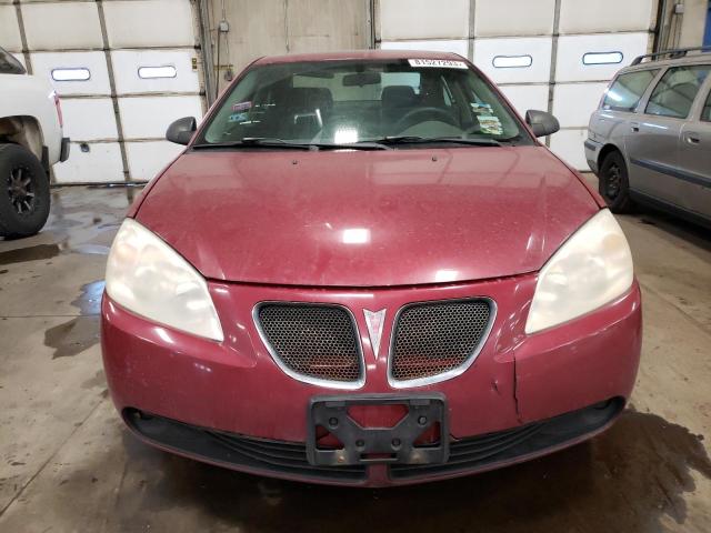 1G2ZG528154144308 - 2005 PONTIAC G6 BURGUNDY photo 5