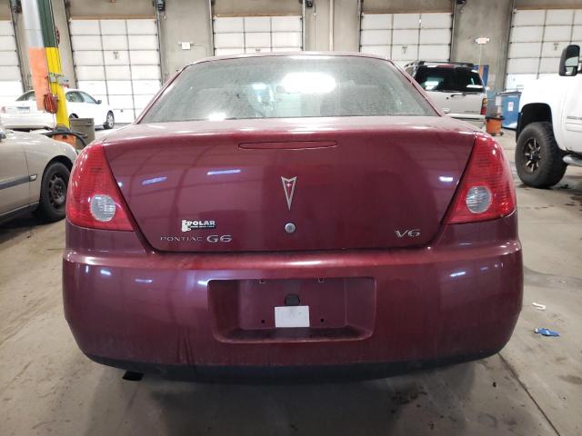 1G2ZG528154144308 - 2005 PONTIAC G6 BURGUNDY photo 6