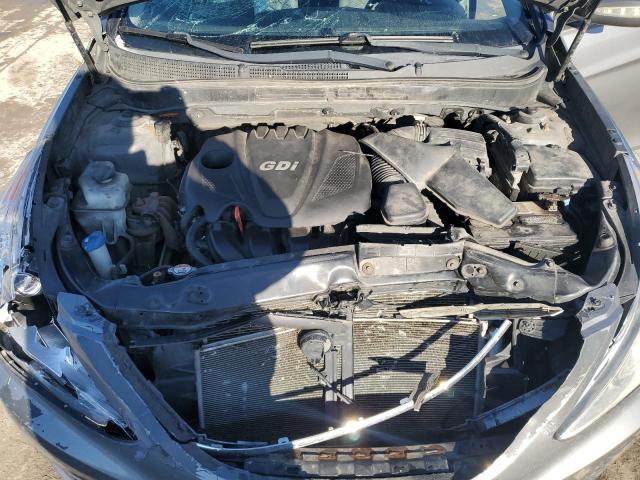 5NPEB4AC9EH931607 - 2014 HYUNDAI SONATA GLS GRAY photo 11