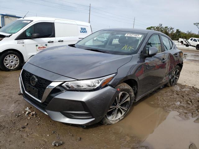 3N1AB8CV5MY283465 - 2021 NISSAN SENTRA SV GRAY photo 1