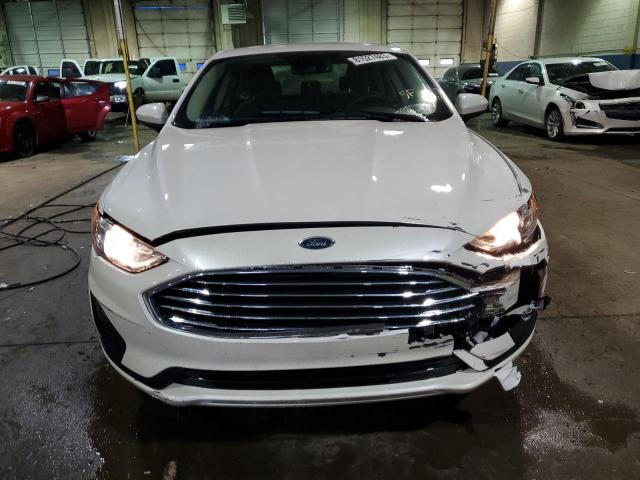 3FA6P0T91LR254648 - 2020 FORD FUSION SE WHITE photo 5