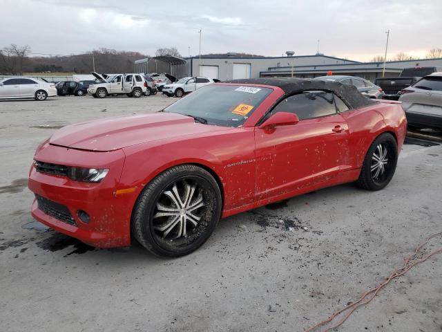 2G1FD3D30F9278361 - 2015 CHEVROLET CAMARO LT RED photo 1