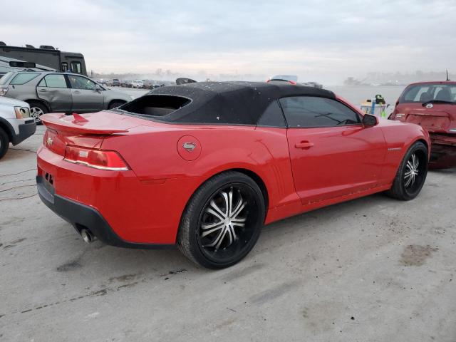 2G1FD3D30F9278361 - 2015 CHEVROLET CAMARO LT RED photo 3