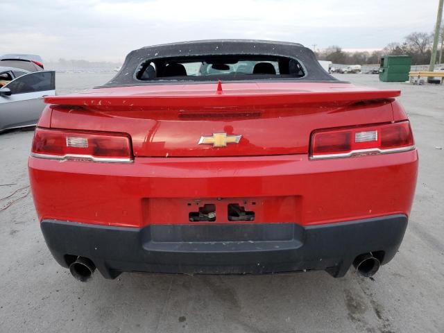 2G1FD3D30F9278361 - 2015 CHEVROLET CAMARO LT RED photo 6