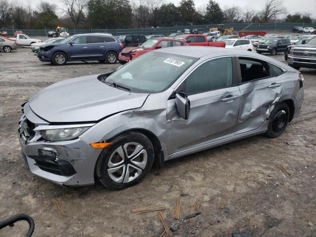 19XFC2F56HE038318 - 2017 HONDA CIVIC LX SILVER photo 1