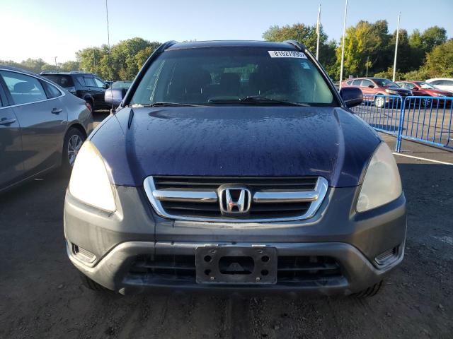 JHLRD78832C069560 - 2002 HONDA CR-V EX BLUE photo 5
