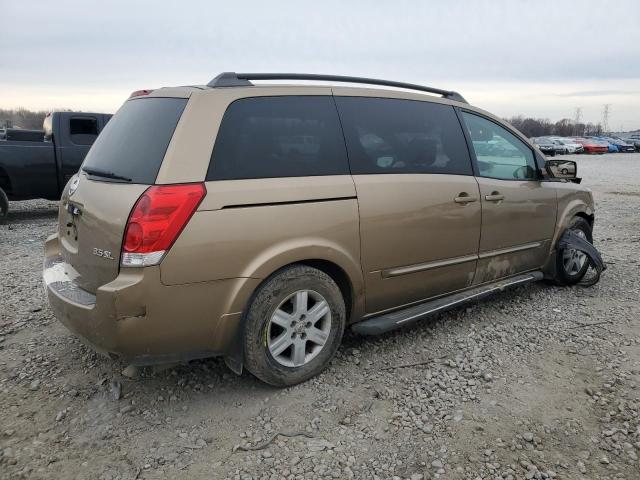 5N1BV28U64N357880 - 2004 NISSAN QUEST S TAN photo 3