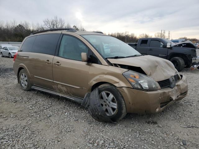 5N1BV28U64N357880 - 2004 NISSAN QUEST S TAN photo 4