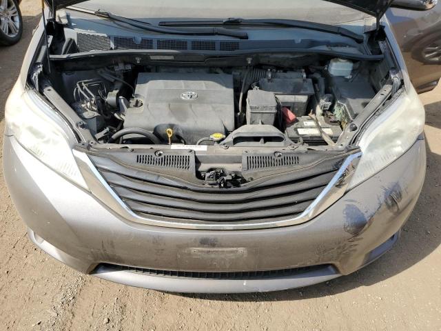 5TDKK3DC5CS221619 - 2012 TOYOTA SIENNA LE გრაფიტი ფოტო 12