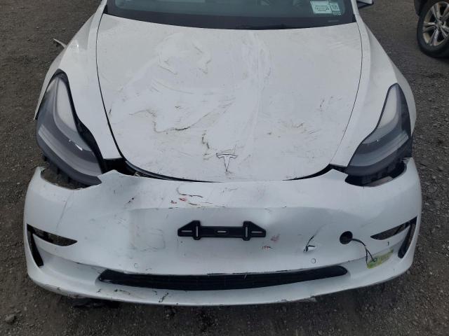 5YJ3E1EC0NF109008 - 2022 TESLA MODEL 3 白色 照片 11