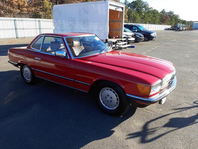 WDB1070421A030764 - 1985 MERCEDES-BENZ 280 SL RED photo 4