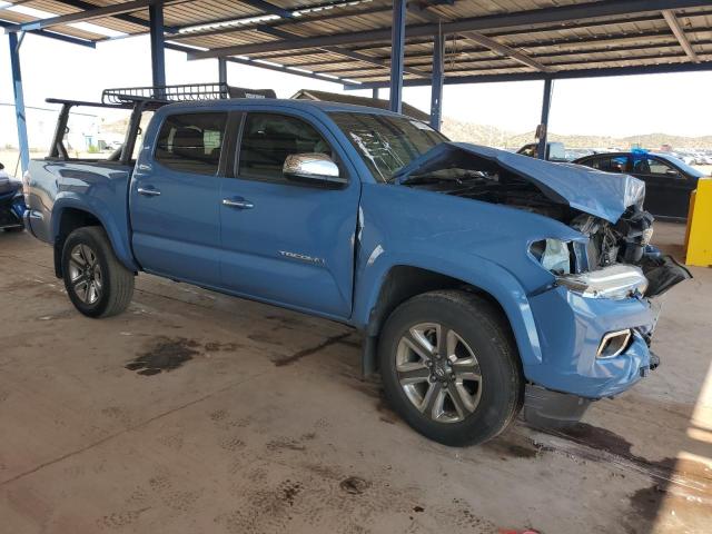 3TMGZ5AN6KM281443 - 2019 TOYOTA TACOMA DOUBLE CAB BLUE photo 4
