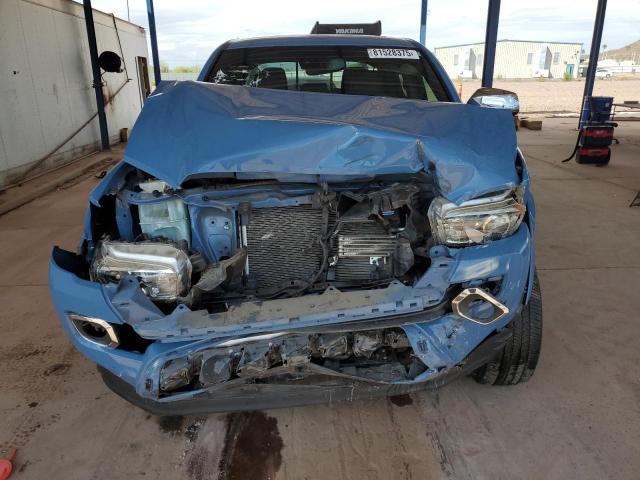 3TMGZ5AN6KM281443 - 2019 TOYOTA TACOMA DOUBLE CAB BLUE photo 5