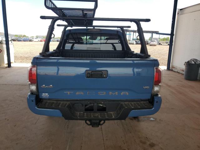 3TMGZ5AN6KM281443 - 2019 TOYOTA TACOMA DOUBLE CAB BLUE photo 6