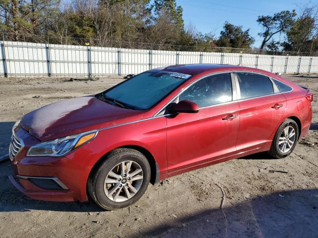 5NPE24AF8GH307326 - 2016 HYUNDAI SONATA SE RED photo 1