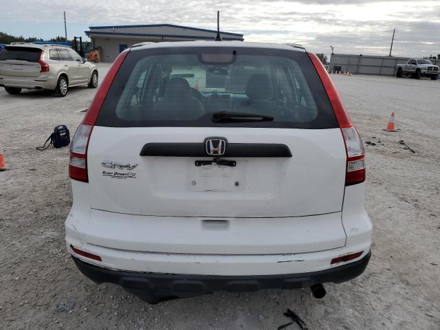 5J6RE3H3XBL016825 - 2011 HONDA CR-V LX WHITE photo 6