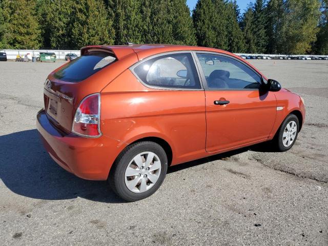 KMHCM36C99U122961 - 2009 HYUNDAI ACCENT GS ნარინჯისფერი ფოტო 3