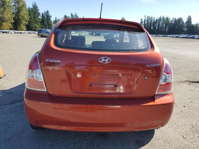 KMHCM36C99U122961 - 2009 HYUNDAI ACCENT GS ნარინჯისფერი ფოტო 6