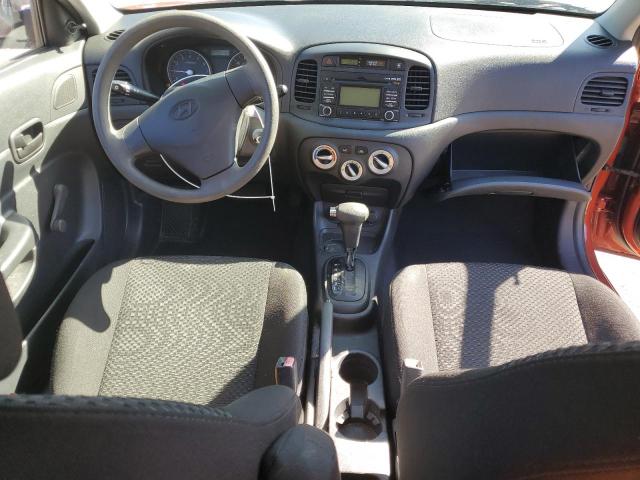 KMHCM36C99U122961 - 2009 HYUNDAI ACCENT GS ნარინჯისფერი ფოტო 8