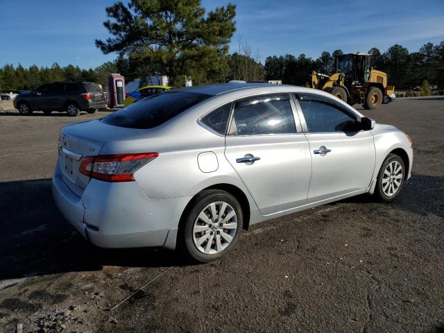 3N1AB7AP0DL716900 - 2013 NISSAN SENTRA S SILVER photo 3