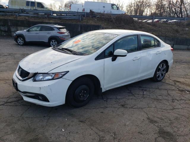 19XFB2F50FE295989 - 2015 HONDA CIVIC LX WHITE photo 1