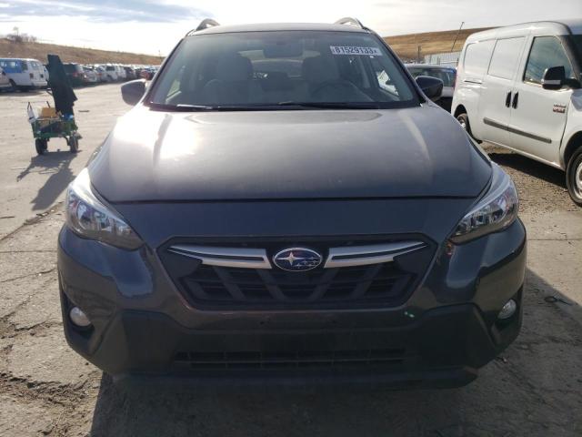 JF2GTAPC6MH377338 - 2021 SUBARU CROSSTREK PREMIUM GRAY photo 5