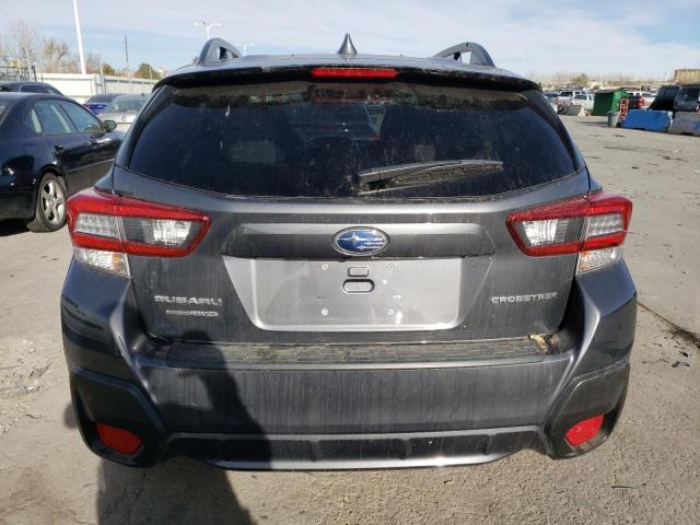 JF2GTAPC6MH377338 - 2021 SUBARU CROSSTREK PREMIUM GRAY photo 6