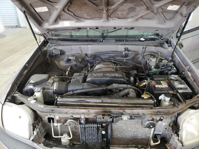 5TBBT4415YS033233 - 2000 TOYOTA TUNDRA ACCESS CAB ნაცრისფერი ფოტო 11