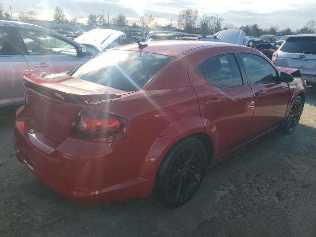 1C3CDZAGXDN754375 - 2013 DODGE AVENGER SE RED photo 3