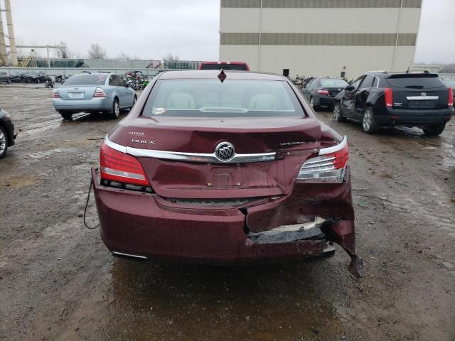 1G4GB5G34GF204602 - 2016 BUICK LACROSSE RED photo 6